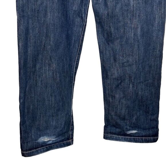 VTG Ed Hardy Denim Button Front Jeans Loose Fit Wide Leg By Christian Audigier S - Picture 6 of 9